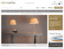 Tablet Screenshot of lightingdesignonline.com